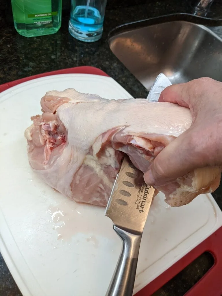 12 pieces - 02 cut to separate chicken back area 02 cut to separate chicken back area