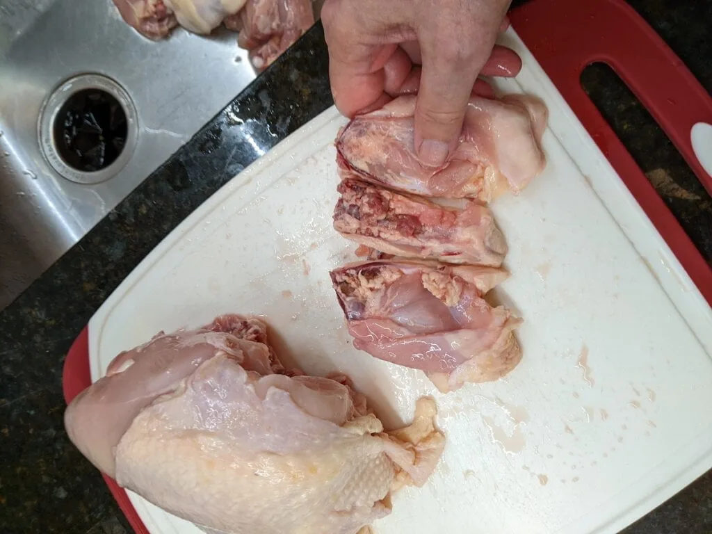 12 pieces - 06 split in half the chicken better back half 06 split in half the chicken better back half