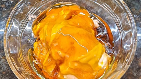 3 ingredient honey mustard before mixing together all 3 ingredients 3 ingredient honey mustard before mixing together all 3 ingredients