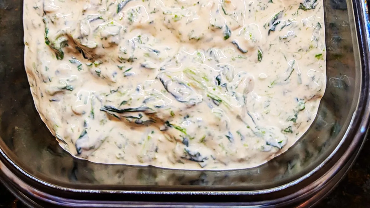 4 ingredient spinach dip