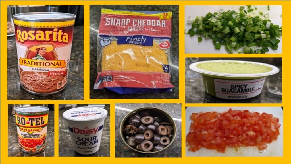 7 layer dip ingredients
