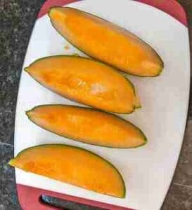 Cut in half repeatedly until desired section sizes