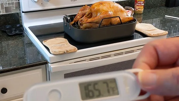 internal temperature reached 165F after rest