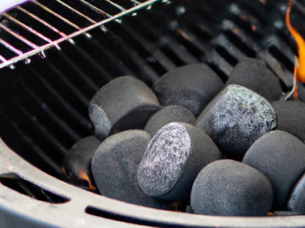 About briquettes for grilling on charcoal