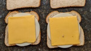 add cheese for grilled cheese