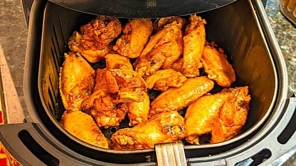 air fryer frozen chicken wings