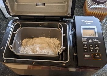 all ingredients added to bread machine view 1 350x250