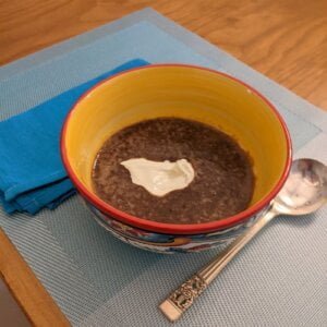 black beans soup recipe