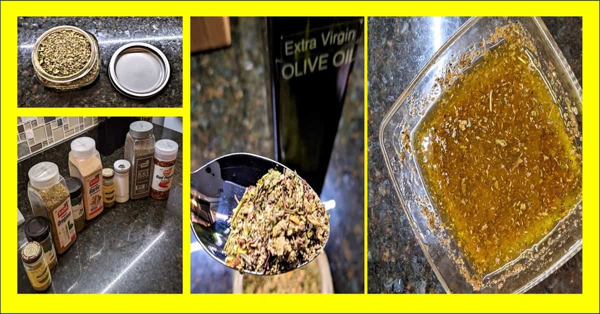 Bread dipping oil seasoning recipe