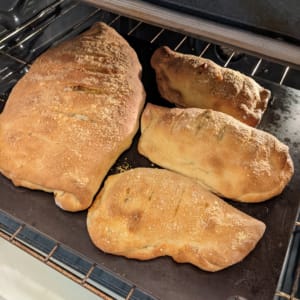 calzone sizing option to bake smaller ones in the oven calzone sizing option to bake smaller ones in the oven