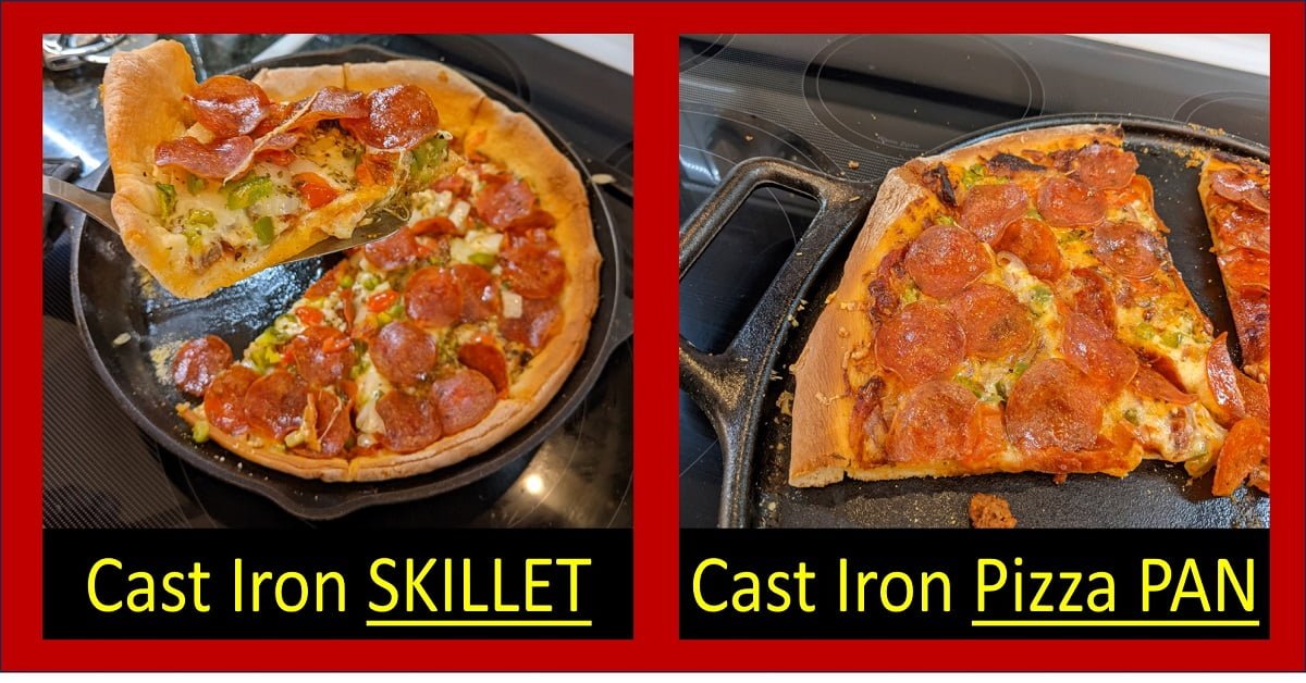 Cast iron pizzas