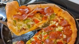 cast iron skillet pizza deep dish recipe