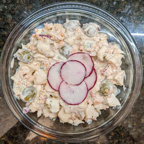 cauliflower broccoli salad for christmas