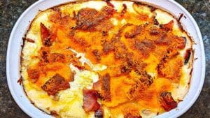 cheesy scalloped potatoes and ham recipe