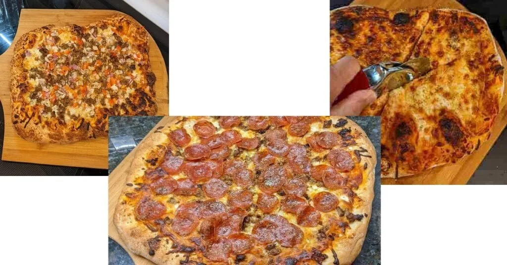 choose a pizza to bake pizza in oven