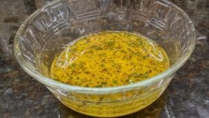 combined ingredients to make cuban pork sauce recipe