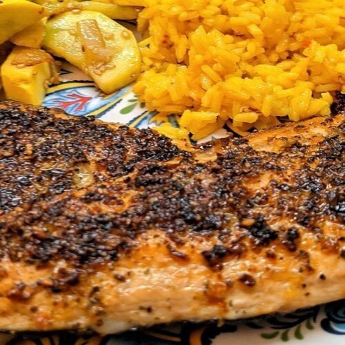 Cook salmon in a pan recipe