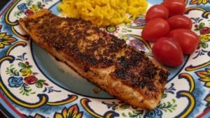 cook salmon in a skillet recipe
