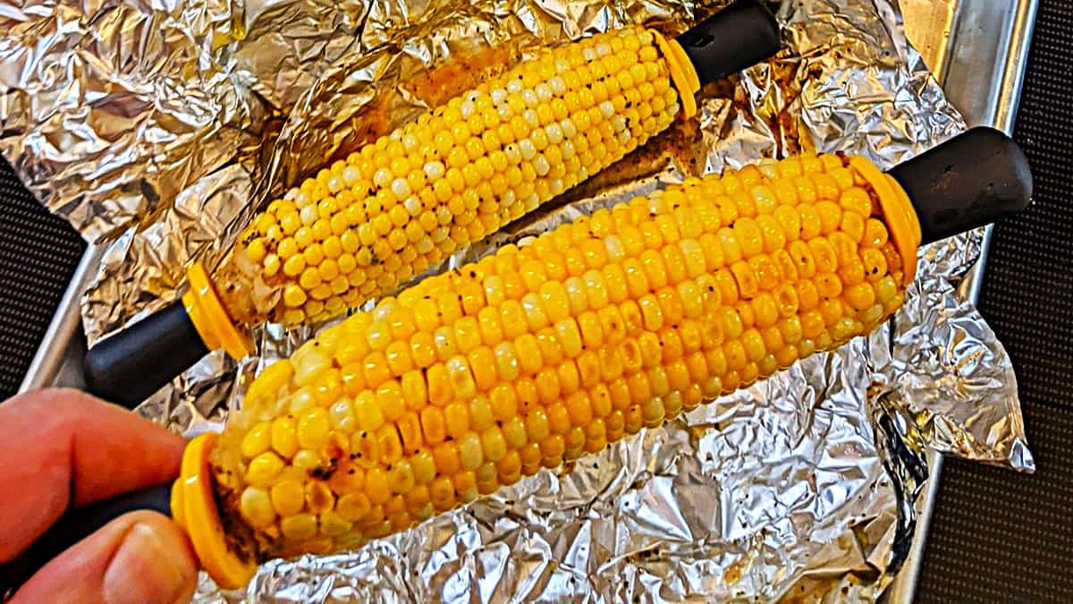 corn on the cob in the oven in foil