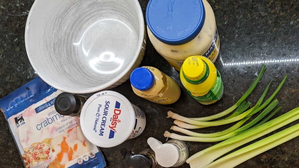 crab salad ingredients