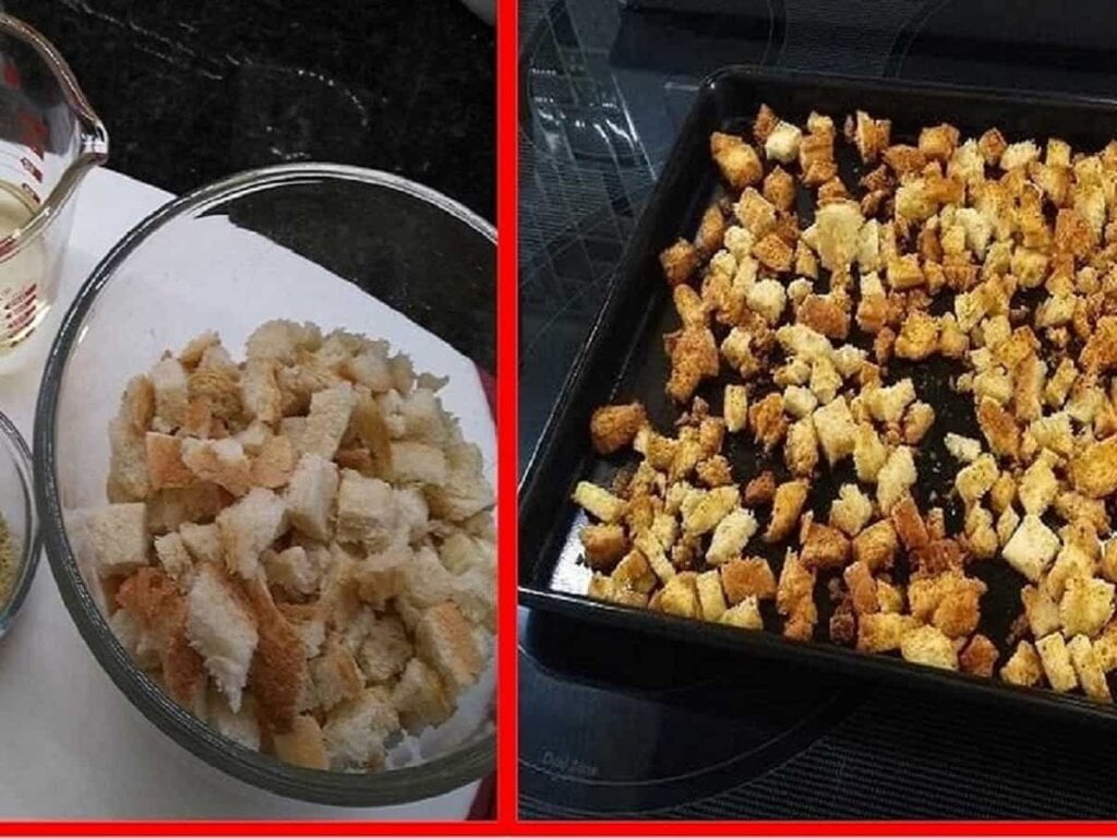 Croutons for good super bowl food ideas