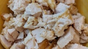 cutup chicken breast for burrito bowl chicken