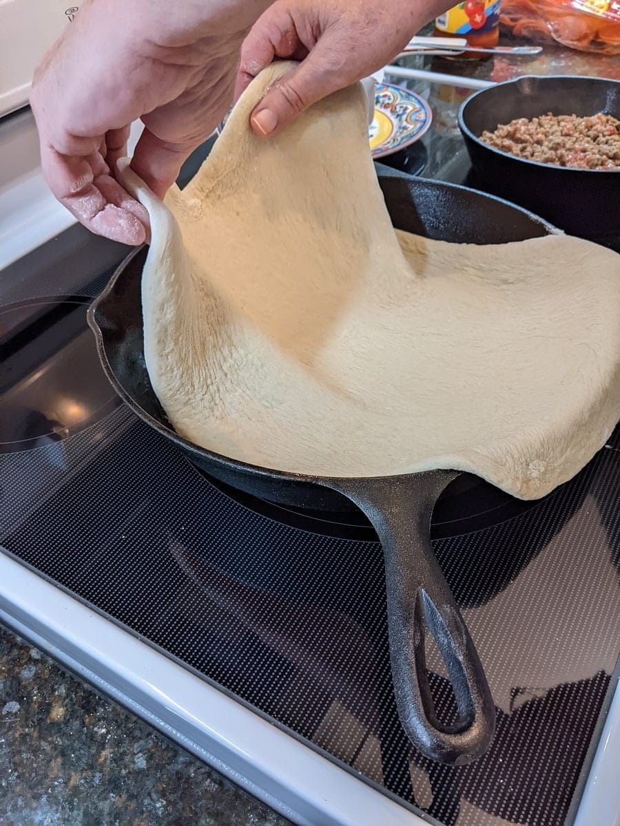 Picture of PIZZA CAST IRON SKILLET Recipe