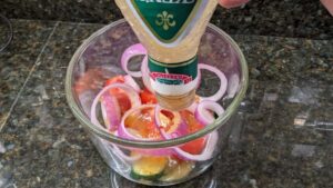 easy recipe for tomato cucumber onion salad
