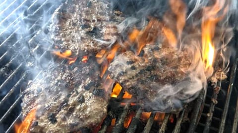 Form and move small amounts of patties directly onto grill form and move small amounts of patties directly onto grill