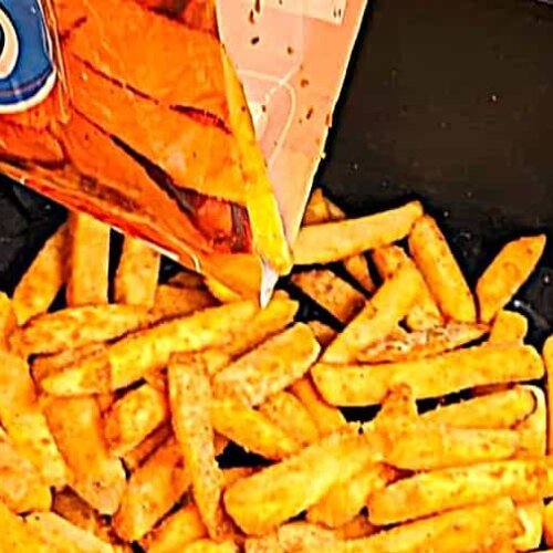 frozen french fries in the air fryer