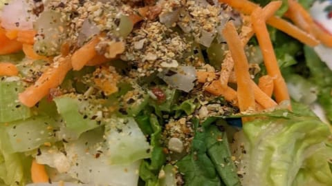 good healthy pizza side is green salad with healthy toppings good healthy pizza side is green salad with healthy toppings