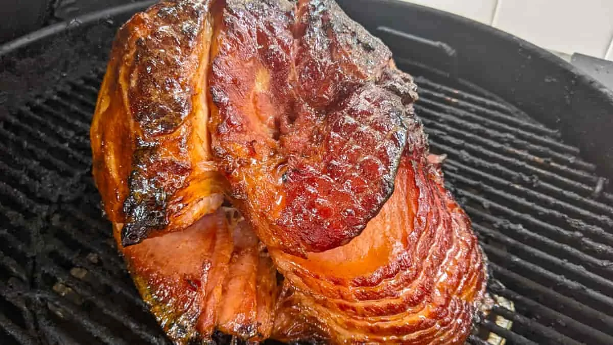 grill a spiral ham