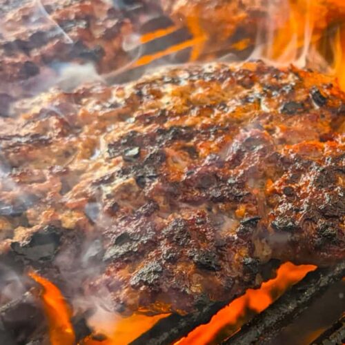 homemade burgers for the grill