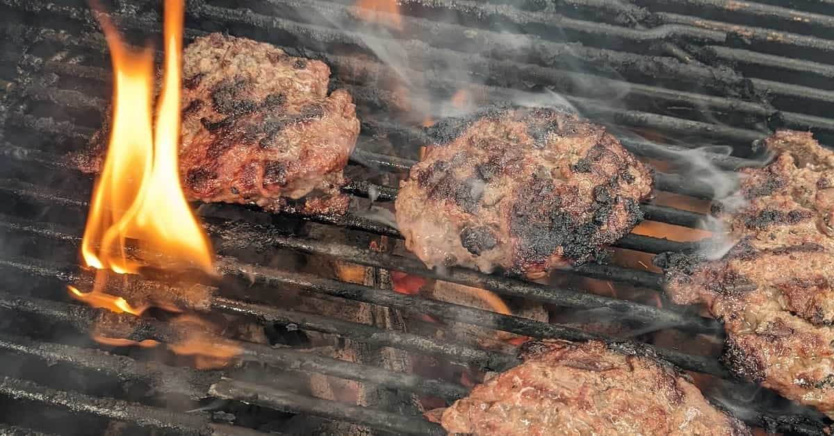 homemade burgers for the grill