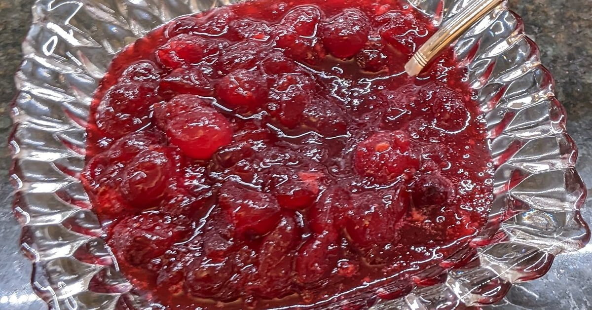 Homemade Cranberry Sauce Easy