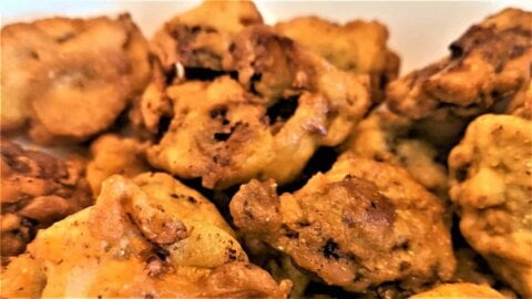 Homemade fried mushrooms