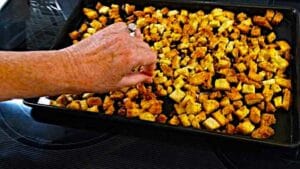 homemade oven croutons recipe