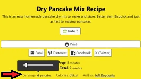 homemade pancake mix small batch recipe adjuster homemade pancake mix small batch recipe adjuster