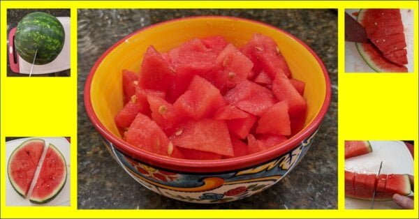 How do you cut watermelon