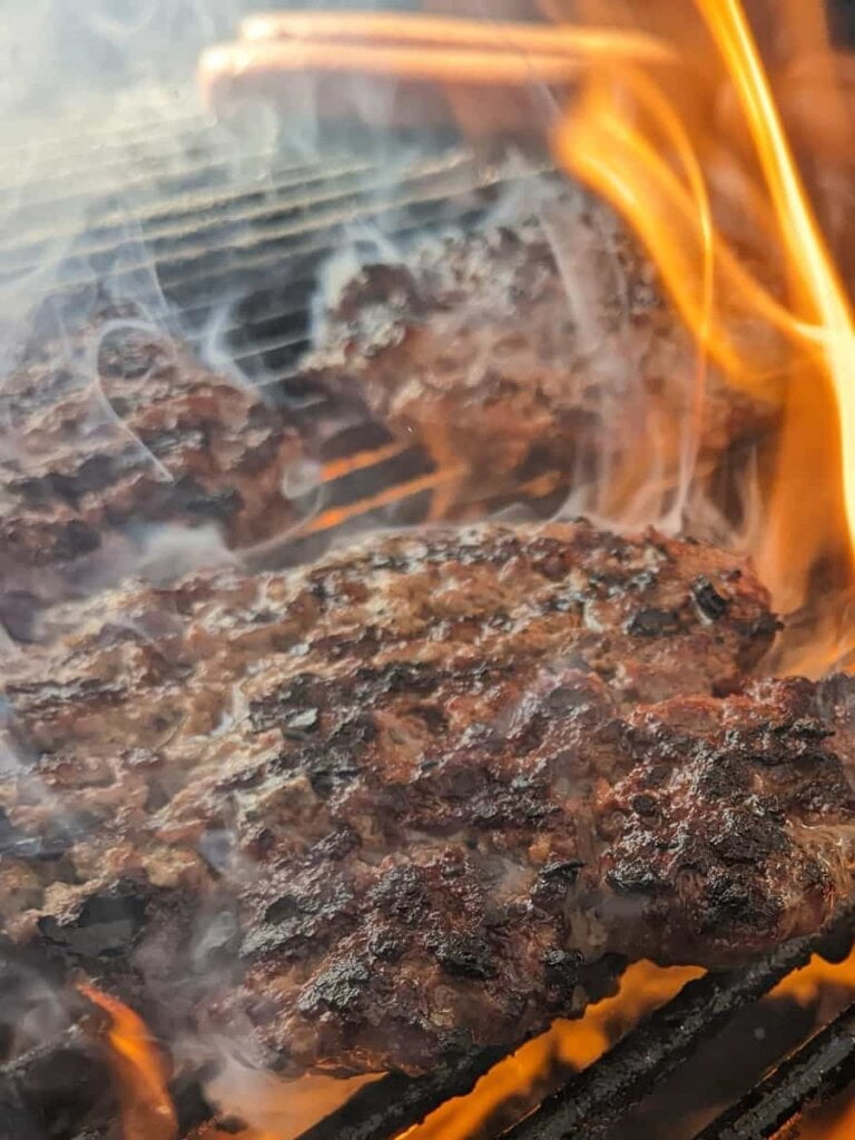 homemade burgers for the grill