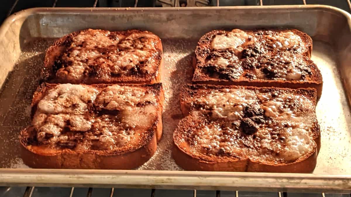 how to make cinnamon toast in the oven