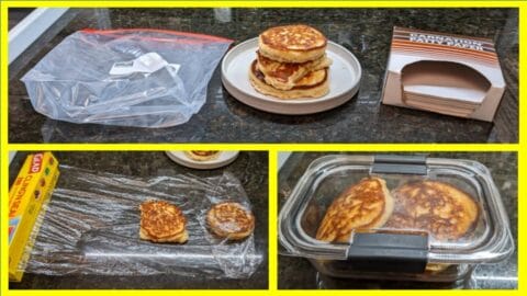 how to store cooked pancakes