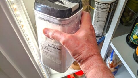 how to store pancake mix