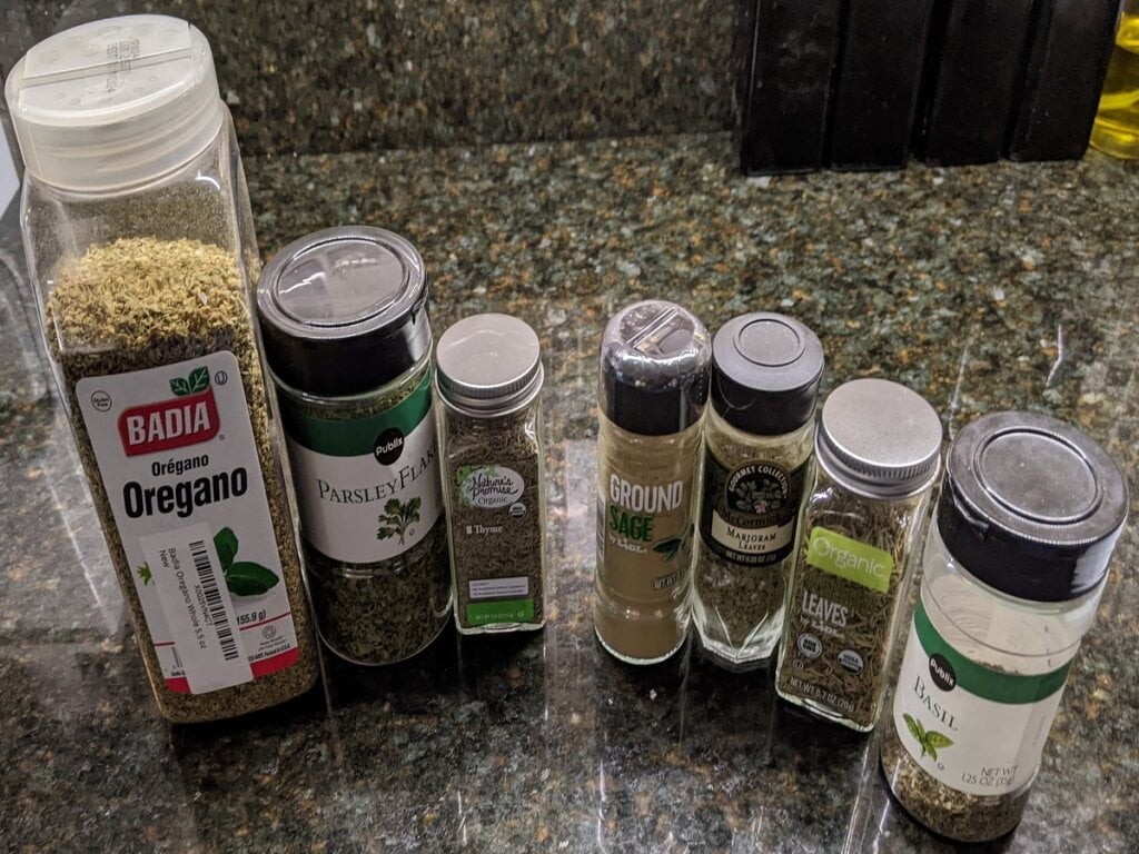 Italian seasoning contents ingredients