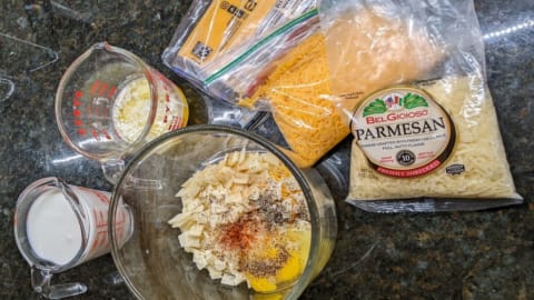 Macaroni and 3 cheese ingredients macaroni and 3 cheese ingredients