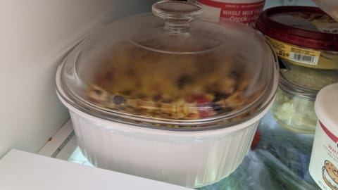 made ahead chicken and saffron rice dish in fridge ready to bake tomorrow for dinner made ahead chicken and saffron rice dish in fridge ready to bake tomorrow for dinner