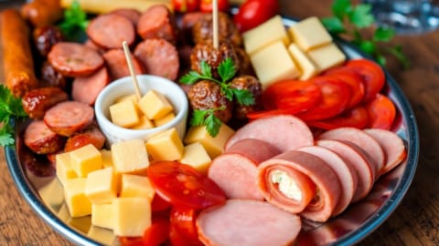 meat and cheese party tray for super bowl meat and cheese party tray for super bowl