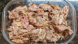 microwaving pulled pork to heat it up