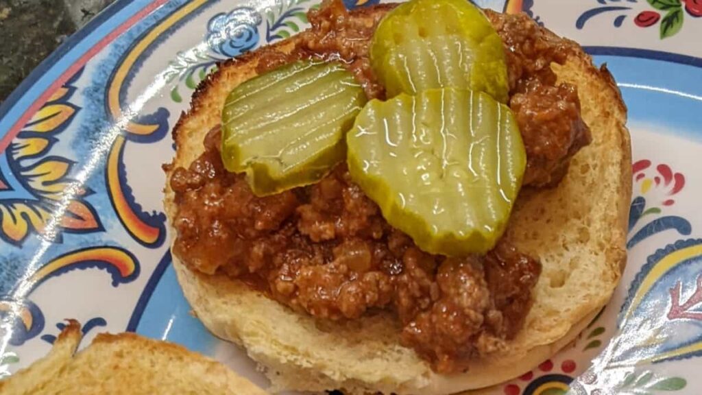 open faced sloppy joe from scratch