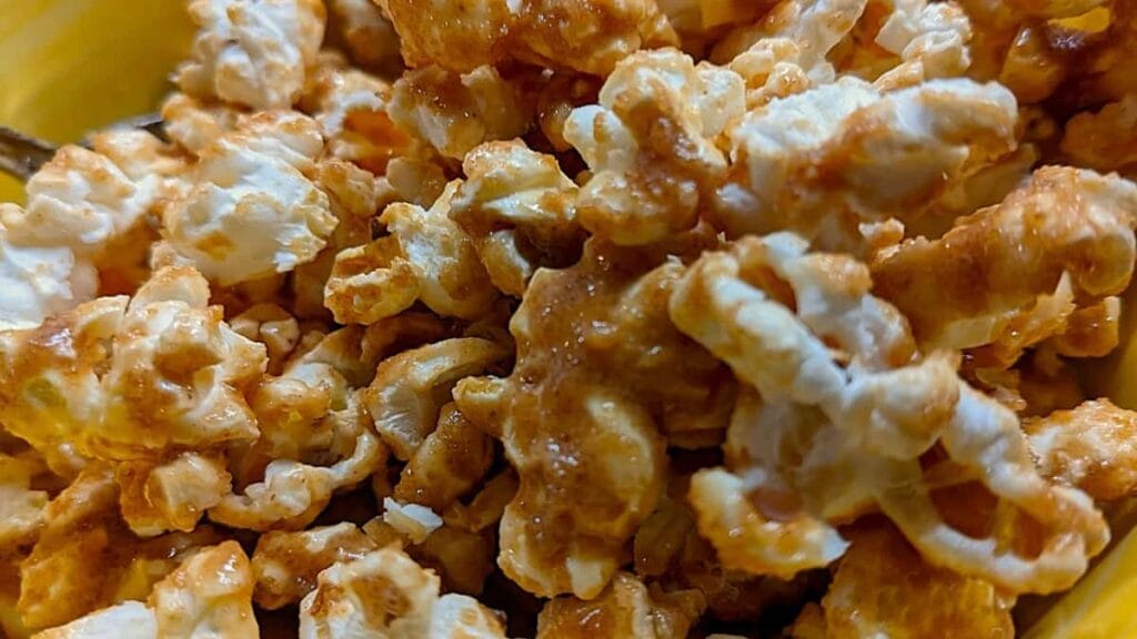 peanut butter and popcorn